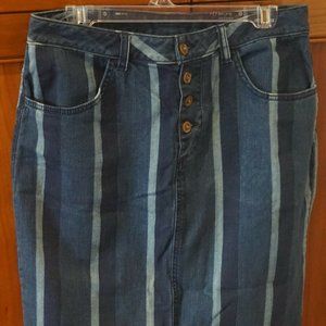 Maeve Women's Blue Hill Pencil Skirt Stretch